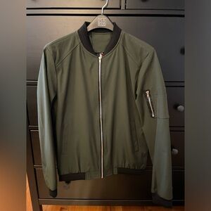 Forest Green Bomber Jacket